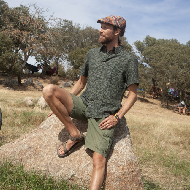 MORCELS Half Sleeve Button Up Shirt