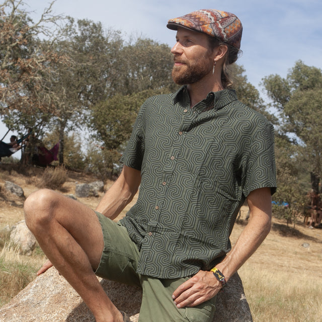 MORCELS Half Sleeve Button Up Shirt