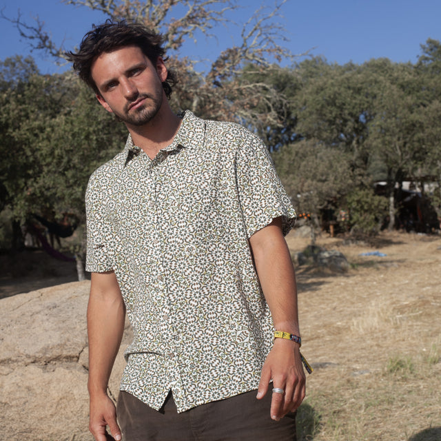 Penta - Half Sleeve Button Up Shirt