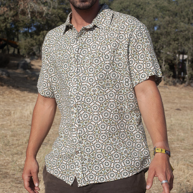 Penta - Half Sleeve Button Up Shirt
