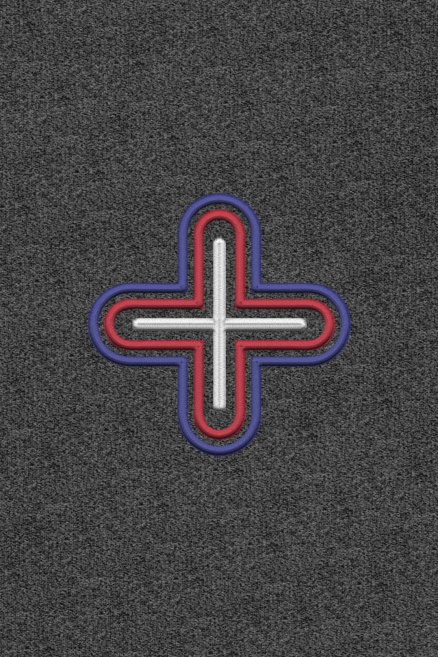 Plus - Color Embroidery - Men Hoodie