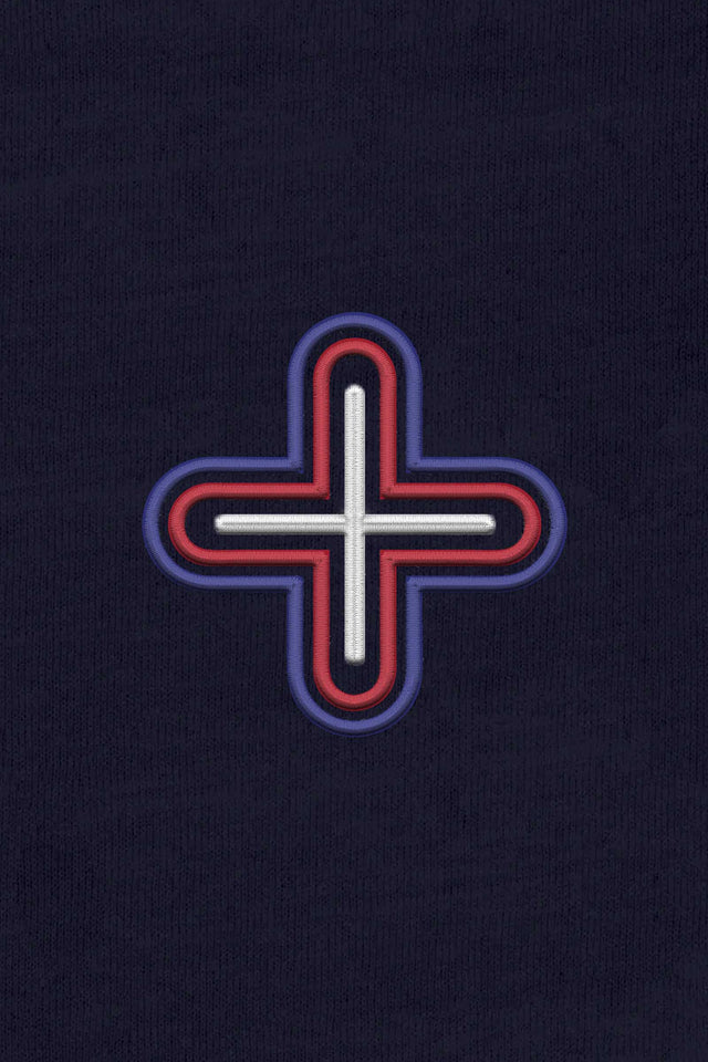 Plus - Color Embroidery - Men Hoodie