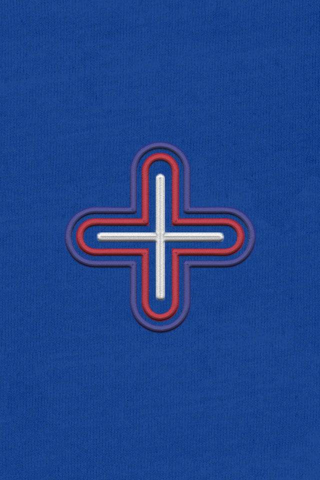 Plus - Color Embroidery - Men Hoodie