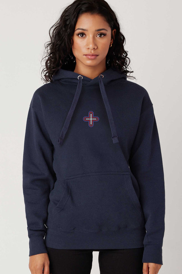 Plus - Color Embroidery - Woman Hoodie