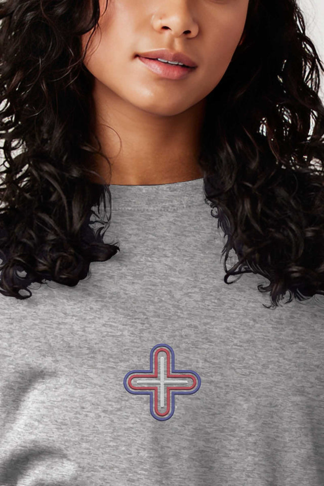 Plus - - Colorfull Embroidery Women Sweatshirt