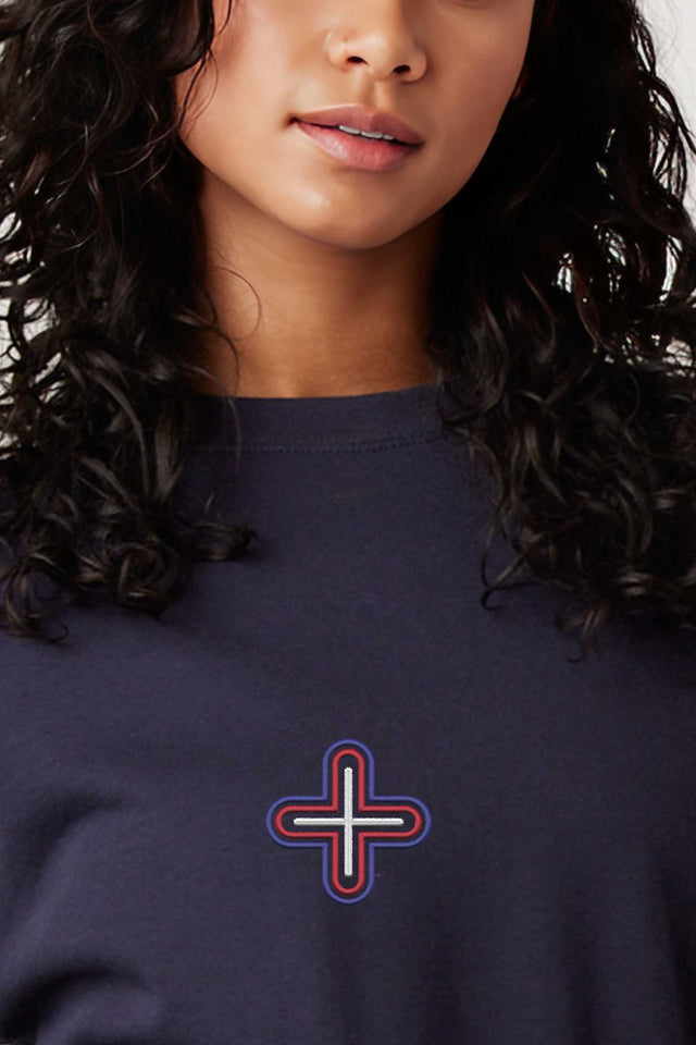 Plus - - Colorfull Embroidery Women Sweatshirt