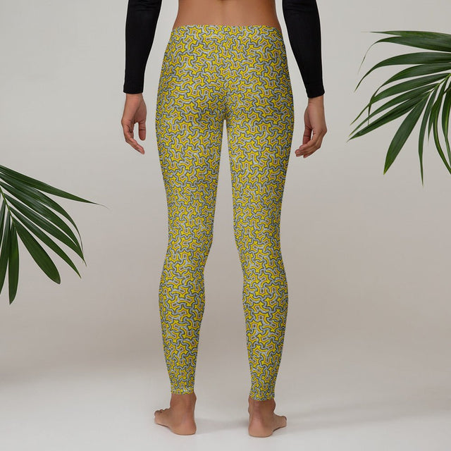 Leggings Geometric Pattern – Itzam Yellow