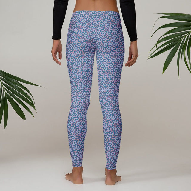 Leggings Geometric Pattern – Scales Lavender