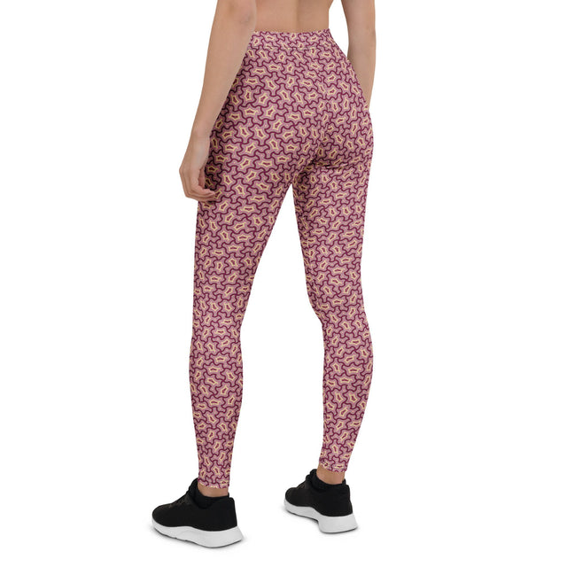 Leggings Geometric Pattern – Xolo Antique Pink