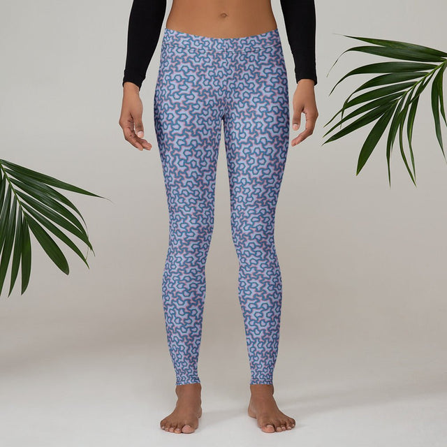 Leggings Geometric Pattern – Scales Lavender