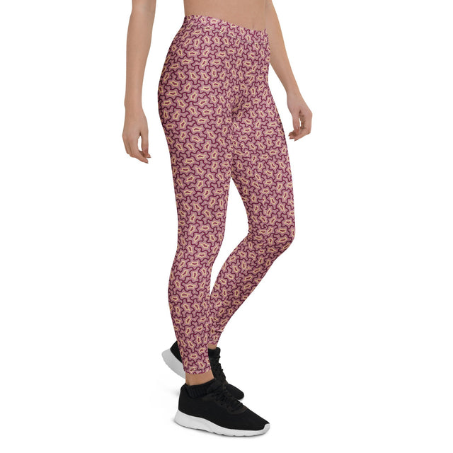 Leggings Geometric Pattern – Xolo Antique Pink