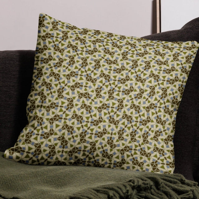 Cojín con patrón geométrico – Mozaika