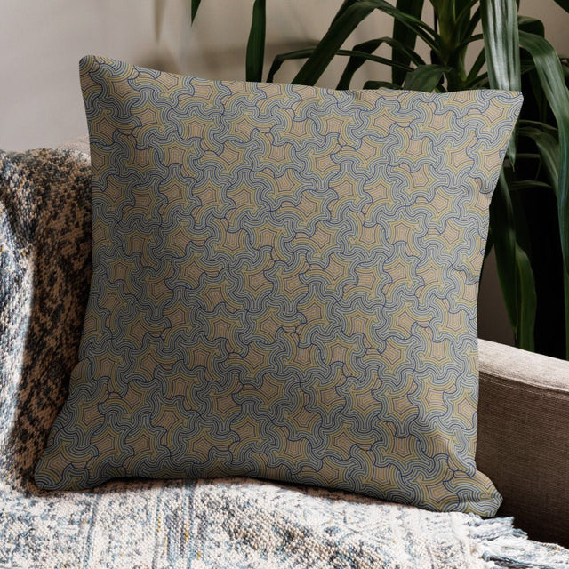 Patrón geométrico de almohada – Tweet