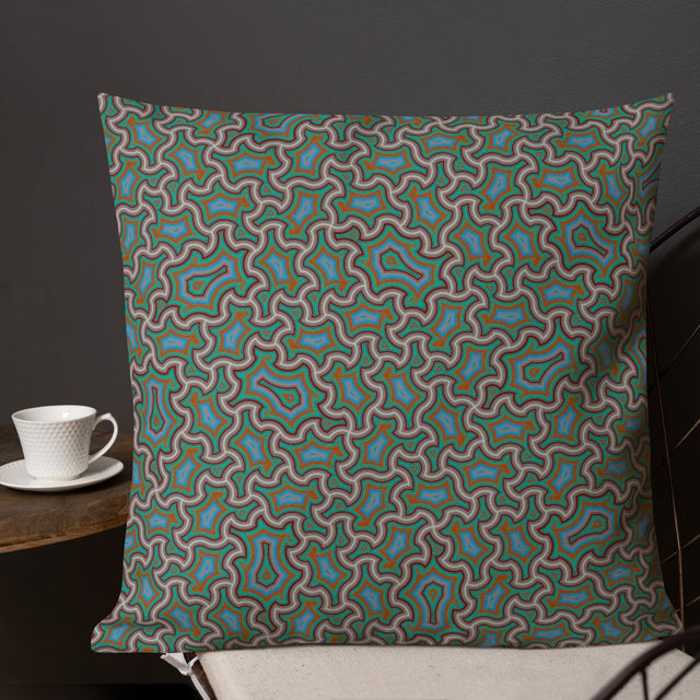 Patrón geométrico de almohada – Arpía