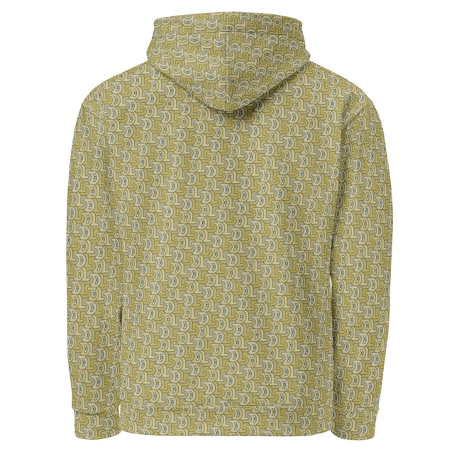 LSD Tessellation Hoodie - Hidden Letter Pattern Optical Illusion