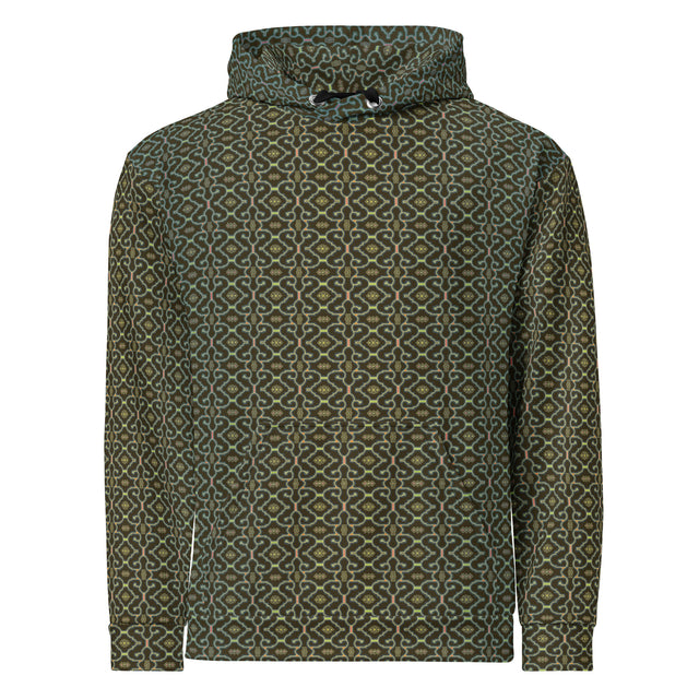 Shipibo Classic smoked olive Hoodie