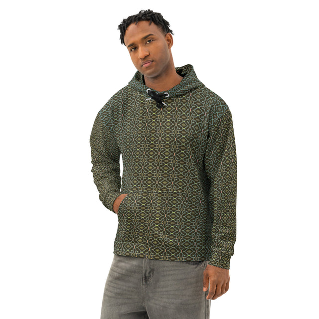 Shipibo Classic smoked olive Hoodie