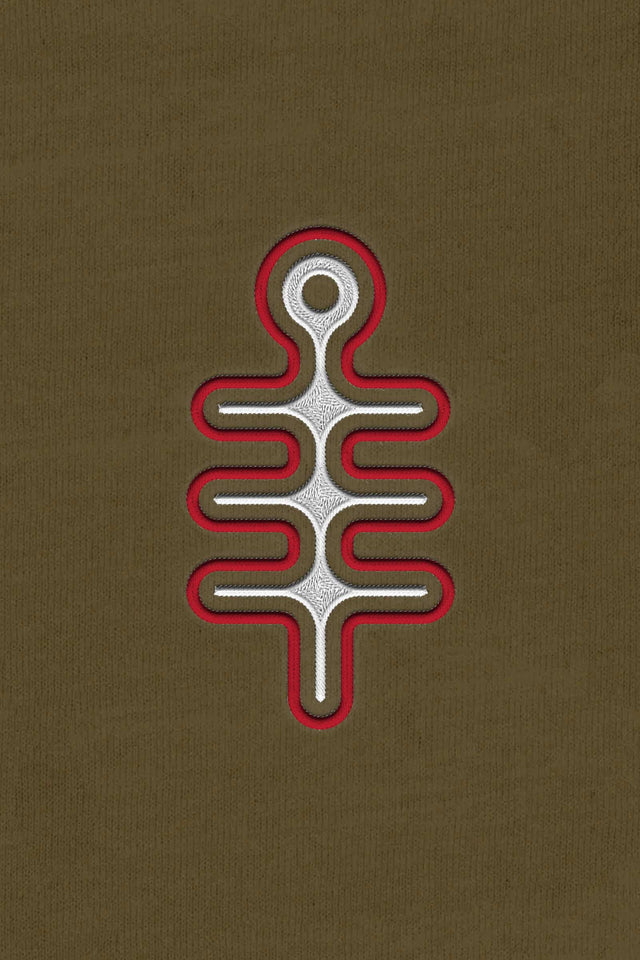 DMT Symbol - Color Embroidery - Men Hoodie