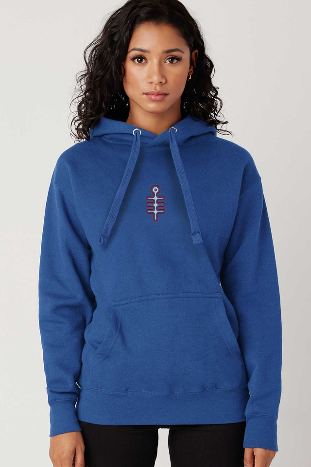 DMT Symbol - Color Embroidery - Men Hoodie