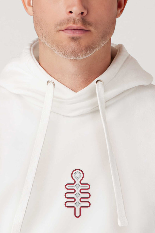 DMT Symbol - Color Embroidery - Men Hoodie