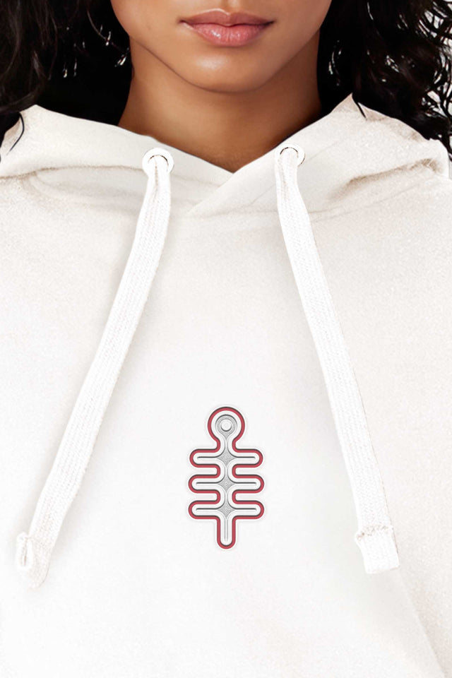 DMT Symbol - Color Embroidery - Men Hoodie