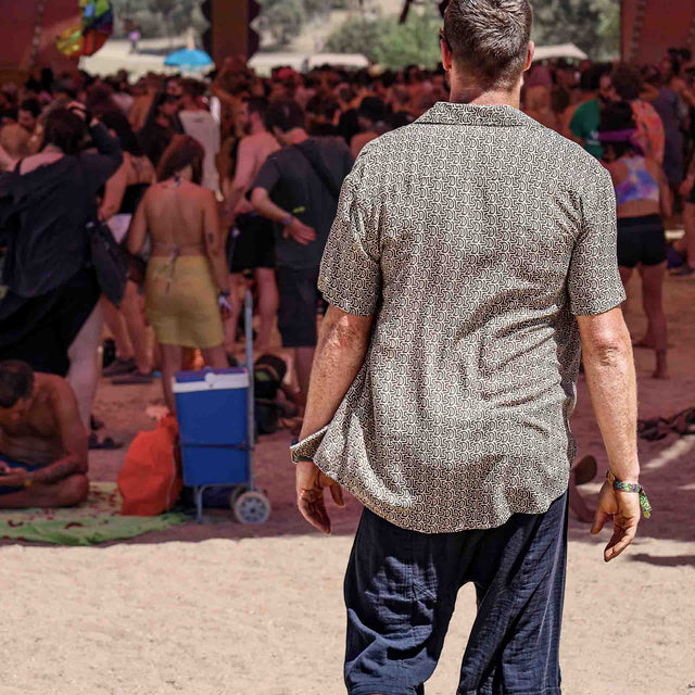 LSD DISCHARGE Half Sleeve Button Up Shirt