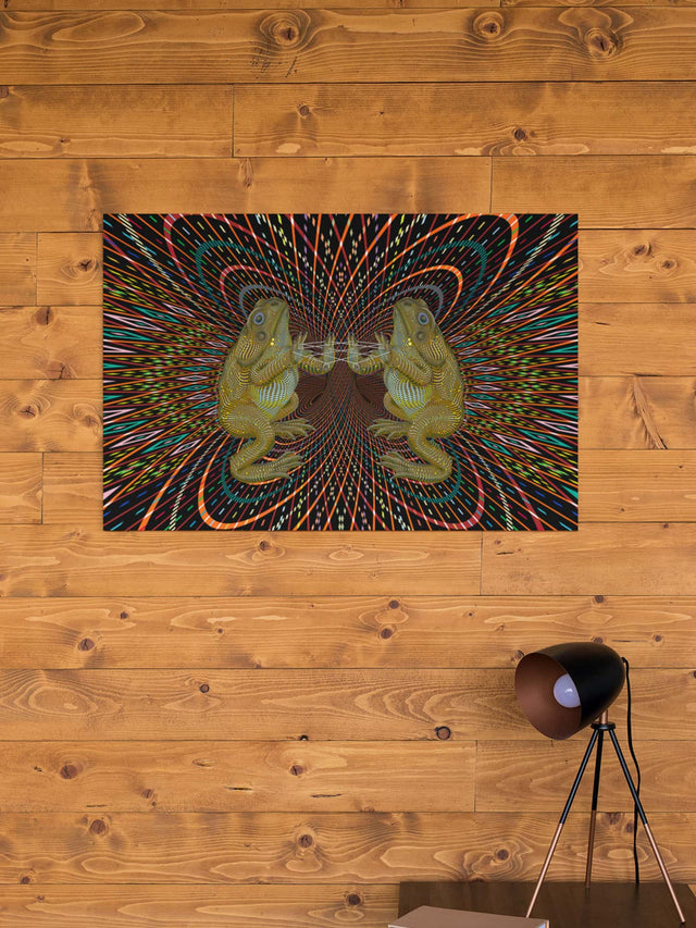 Bufo Alvarius Canvas 24 x 36 (61X91 cm)