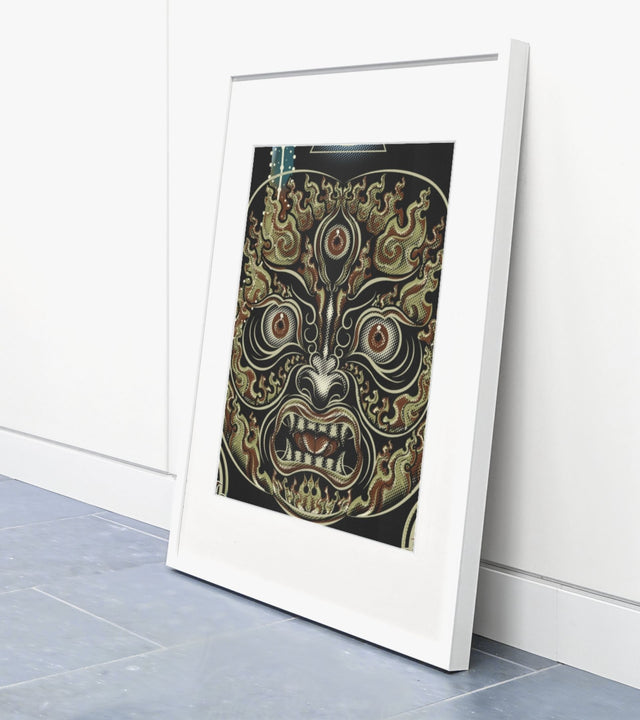 FireFace Giclée Poster