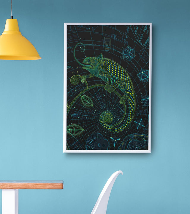 The BluePrint 1 - Land - Giclée Poster