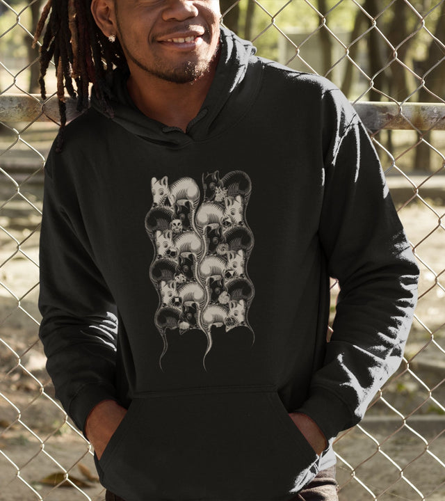 12 Mäuse - Unisex Hoodie - Auf Bestellung gefertigt - Farbauswahl