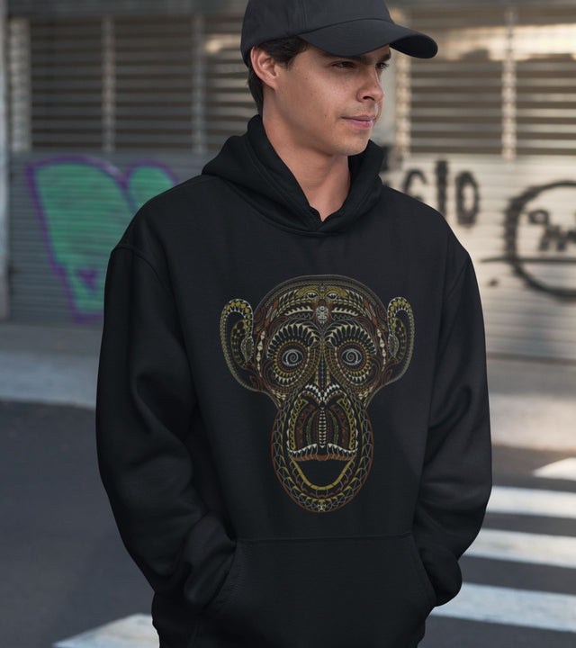 Ta Monkey Unisex Hoodie - Made to order - Choice of Colours