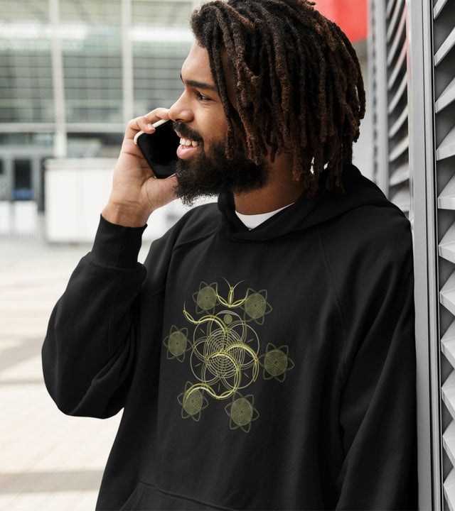 Flower of Life - OM - Unisex Hoodie - Made to order - Choice of Colours