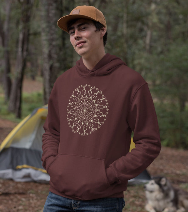 Shrooms Hora Glow - Unisex Hoodie - Made to order - Choice of Colours