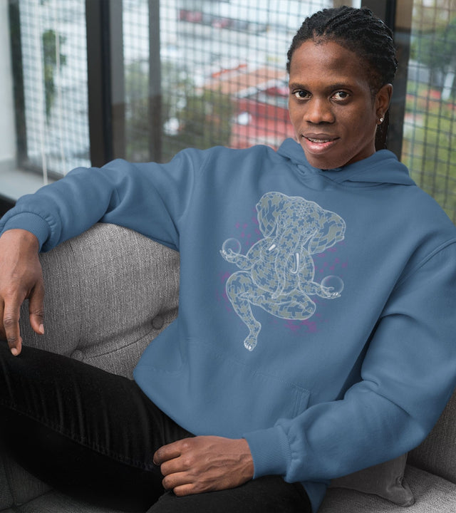Ganesher Vibration Unisex Hoodie - Made to order - Choice of Colours