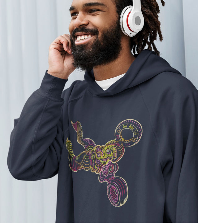 Scissored Unisex Hoodie - Made to order - Choice of Colours