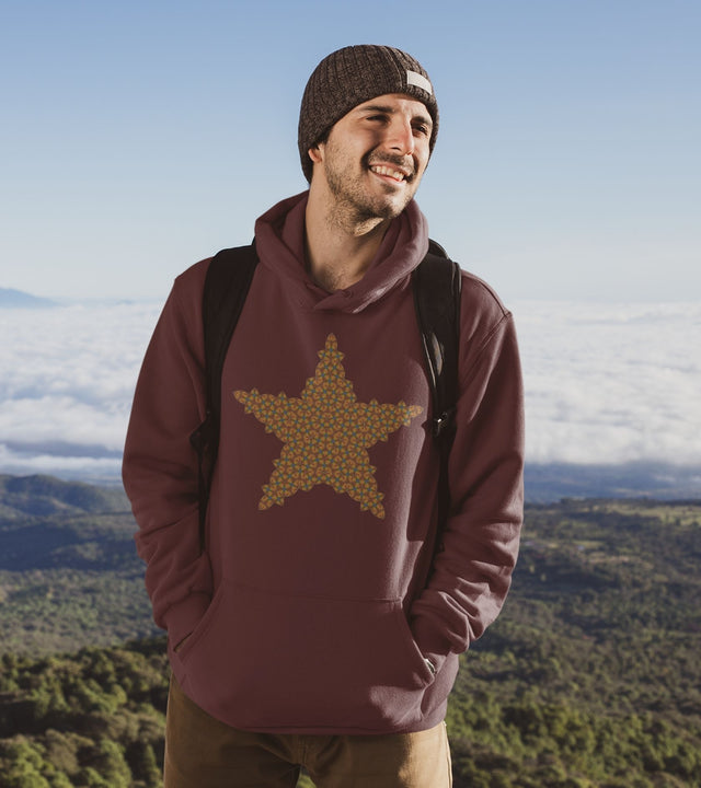 Penrose Star Unisex Hoodie - Auf Bestellung gefertigt - Farbwahl