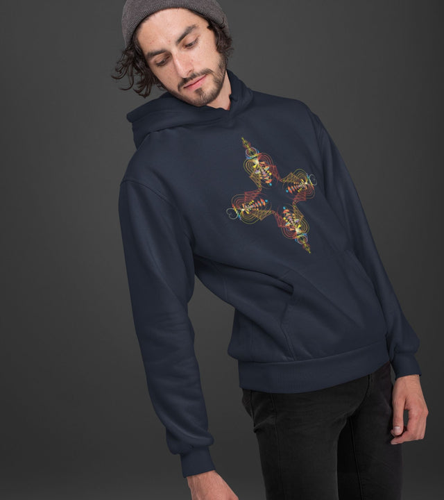 InhalExhale Unisex Hoodie - Auf Bestellung gefertigt - Farbauswahl