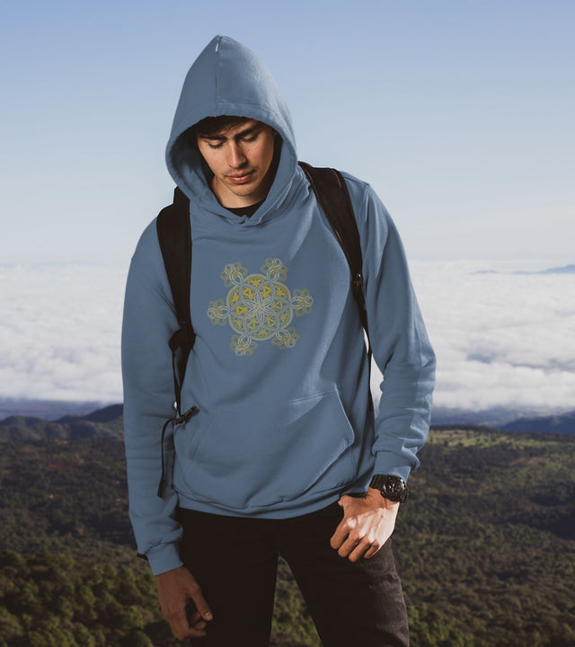 Blume des Lebens - YinYang - Unisex Hoodie - Auf Bestellung gefertigt - Farbauswahl