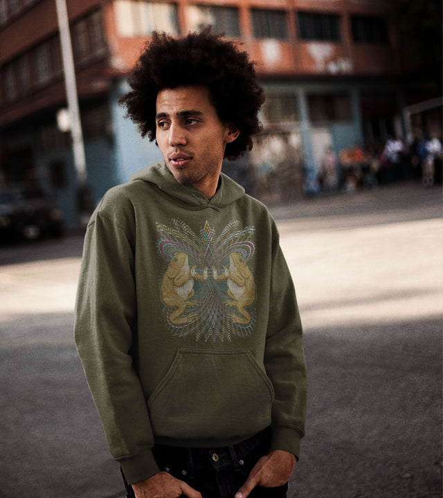 Bufo Alvarius Unisex Hoodie - Made to order - Choice of Colours