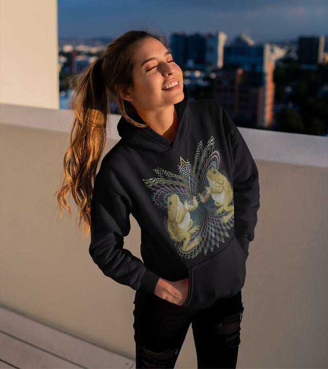 Bufo Alvarius Unisex Hoodie - Auf Bestellung gefertigt - Farbauswahl