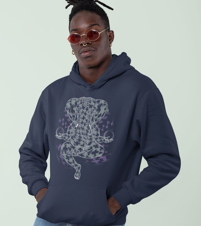 Ganesher Vibration Unisex Hoodie - Auf Bestellung gefertigt - Farbauswahl