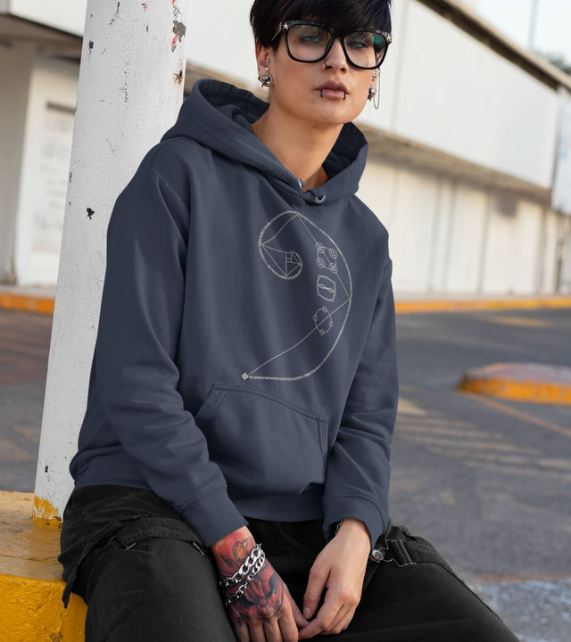 Phi Ф Unisex Hoodie - Made to order - Choice of Colours