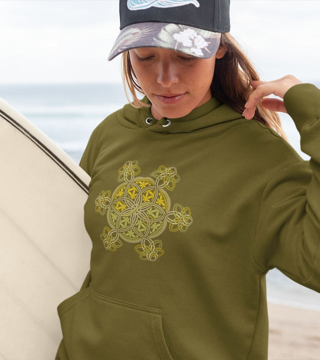 Flower of Life - YinYang - Unisex Hoodie - Made to order - Choice of Colours