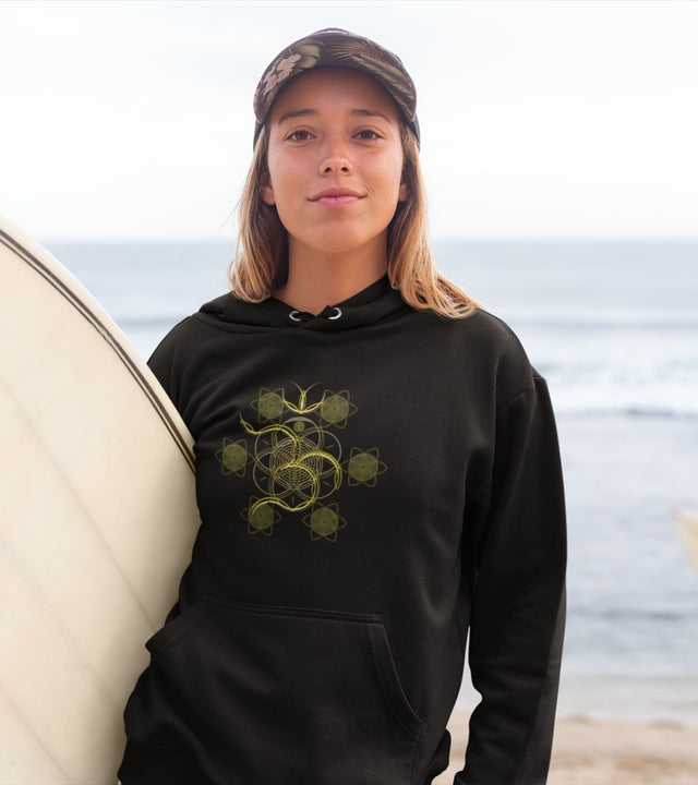Flower of Life - OM - Unisex Hoodie - Made to order - Choice of Colours
