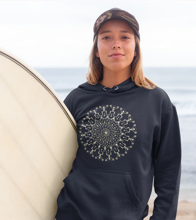 Shrooms Hora Glow - Unisex Hoodie - Made to order - Choice of Colours