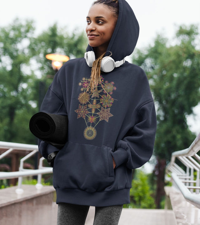 Symbol Baum Unisex Hoodie - Auf Bestellung gefertigt - Farbauswahl