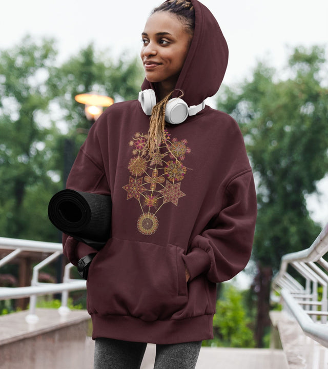 Symbol Baum Unisex Hoodie - Auf Bestellung gefertigt - Farbauswahl