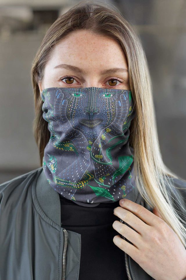 Aya Neck Gaiter - Grey