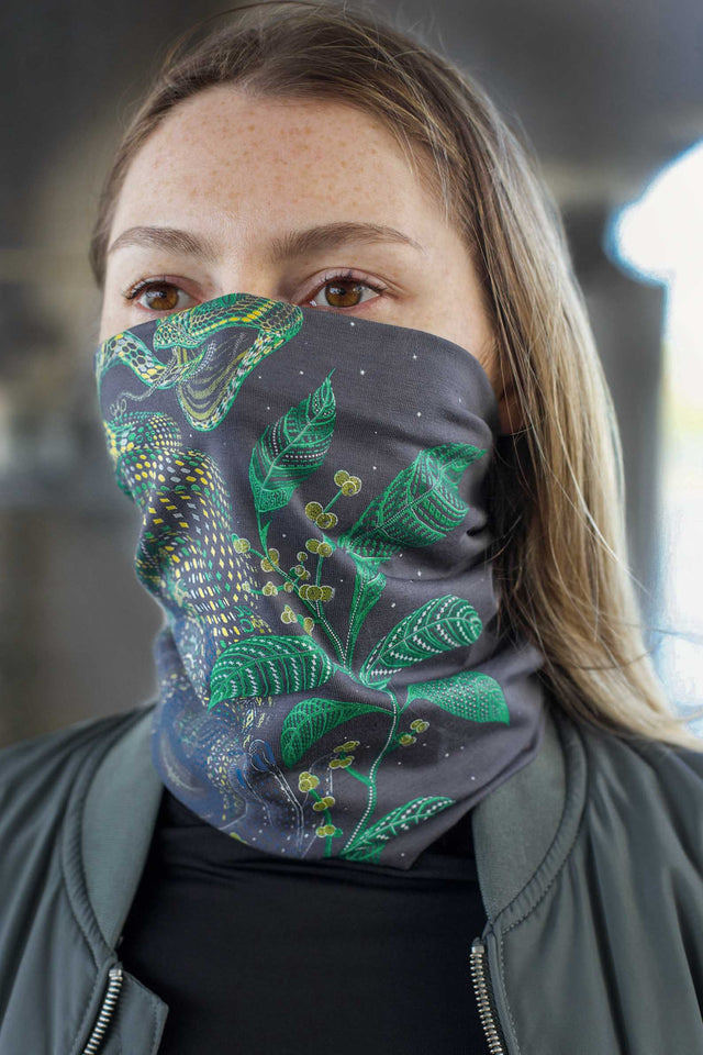 Aya Neck Gaiter - Grey