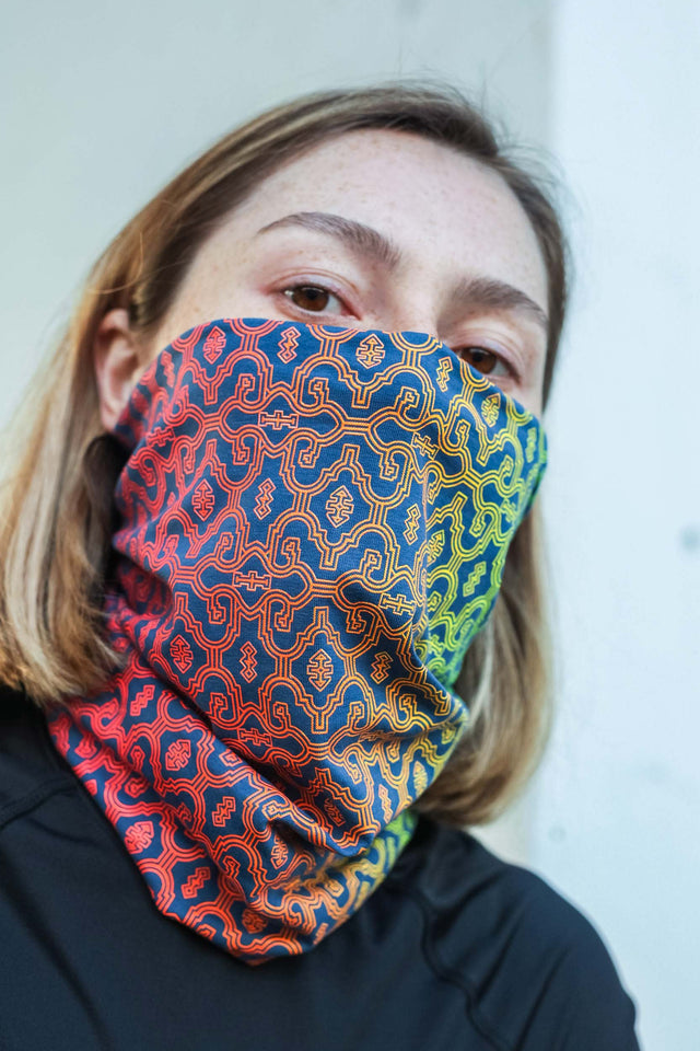 Shipibo Icaro Art Neck Gaiter